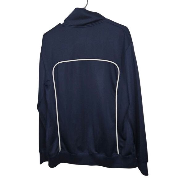 Nike Navy Blue Jacket Dri-Fit Active Full Zip Warm Up Pockets Women’s XXL - Picture 3 of 6